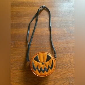Pumpkin Kult Crossbody Bag Purse - Orange and Black Halloween